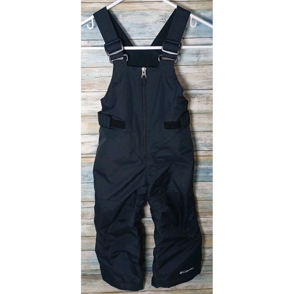 Columbia Other - Columbia Kids Black Snow Bib Overalls Ski Grow System Kids 3T Winter Bibs Nylon